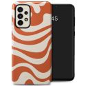 Selencia Vivid Backcover Samsung Galaxy A33 - Dream Swirl Orange