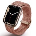 Uniq Aspen Braided bandje Apple Watch 1-9 / SE / Ultra (2) - 42/44/45/49 mm - Grapefruit Pink