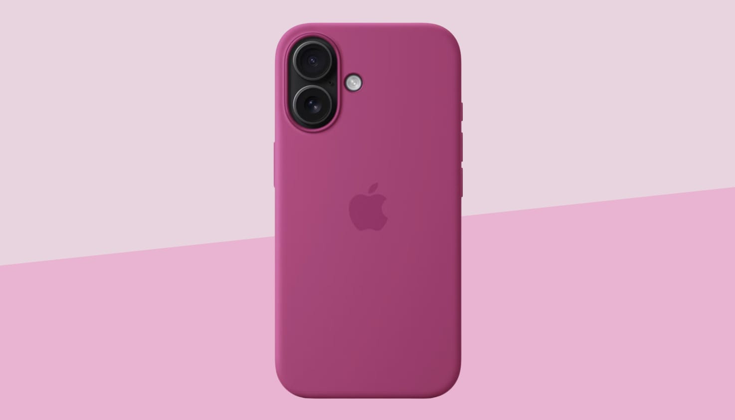 Roze originele Apple backcover voor de iPhone.